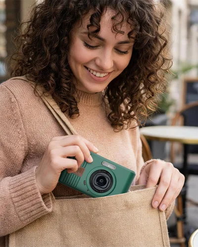 Vista 7 de Funda de silicona para cámara digital Pixpro C1 con cubierta extraíble para lente y protector de pantalla y cordón para accesorios pixpro C1