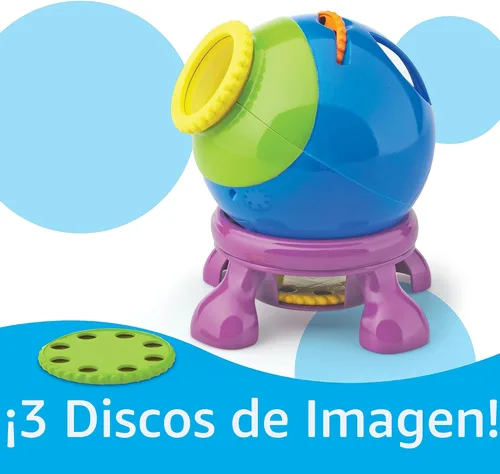 Vista 4 de Learning Resources Proyector de estrellas brillantes, juego de 5 piezas, a partir de 3 años, sistema solar, proyector espacial para niños, juguetes