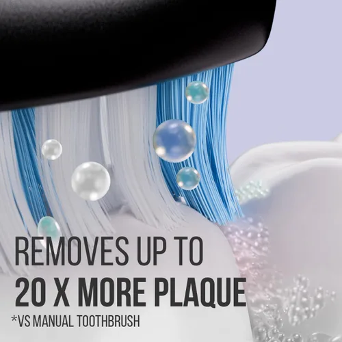 Vista 2 de Acteh Sonic Edge JetWave - Cabezales de repuesto para cepillos de dientes, paquete de 4, originales de primera calidad, compatibles con cepillos