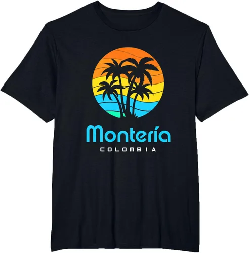 Vista 35 de Camiseta Montería Colombia, Negro