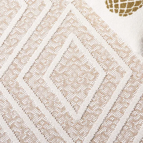 Vista 6 de SAFAVIEH Alfombra lavable para exteriores Global Collection – Alfombra de pasillo de 2.2 x 8 pies, beige claro y marrón, no desprende pelusa y fácil