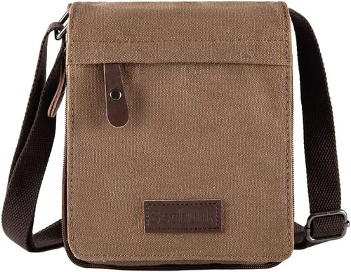 Vista 42 de Sechunk Vintage Canvas Messenger Cross body bag Shoulder bag