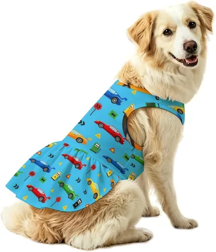 Vista 17 de Dog Dress for Medium Dogs (Baseball Gifts Art)