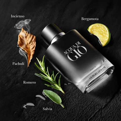 Vista 2 de Armani Beauty - Acqua di Giò - Parfum - Colonia para Hombre - Fragancia Masculina Fresca y Aromática - Notas de Bergamota, Jengibre, Marino