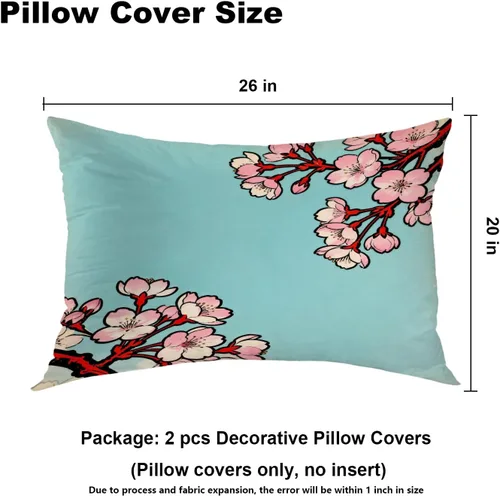 Vista 328 de Batmerry Autumn Pumpkin Templeton Throw Pillow Covers, Green Leaves Paths Forests Decorative Pillow Covers Digital Printing Blended for Couch Sofa