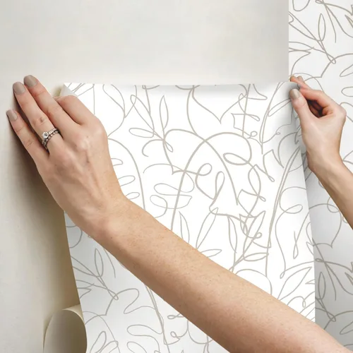 Vista 6 de RoomMates Tamara Day RMK12578RL Papel pintado natural tropical Signature