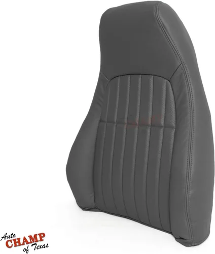 Vista 3 de 1997-1999 Chevy Camaro SS RS Z28 - Funda de asiento de cuero para el lado del conductor, color gris