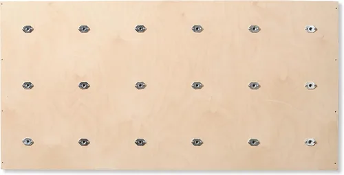 Vista 2 de Panel de pared para escalada en roca de bricolaje Panel de pared de escalada interior Gimnasio de pared de escalada para niños o adultos