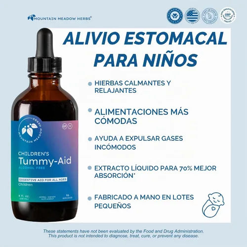 Vista 2 de Mountain Meadow Herbs - Gotas digestivas para el abdomen para niños, 4 onzas