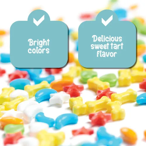 Vista 5 de Wee Winkers - 5 libras de caramelos a granel para máquina de dulces, el relleno perfecto para tu máquina de chicles, formas variadas con sabor a