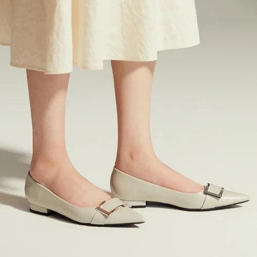 Vista 5 de C.Paravano Zapatos planos para mujer Zapatos planos de cuero para mujer Zapatos planos para mujer Zapatos planos de ballet para mujer Zapatos
