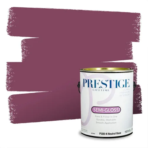 Vista 126 de Prestige Paints Pintura exterior e imprimación en uno, 1 galón, plano, coincidencia comparable de Valspar* Amber Rose*