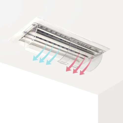Vista 7 de Deflector de ventilación ajustable – 10 a 14 pulgadas – Cubiertas magnéticas de ventilación de piso para CA, pared, registro de techo con fuerte