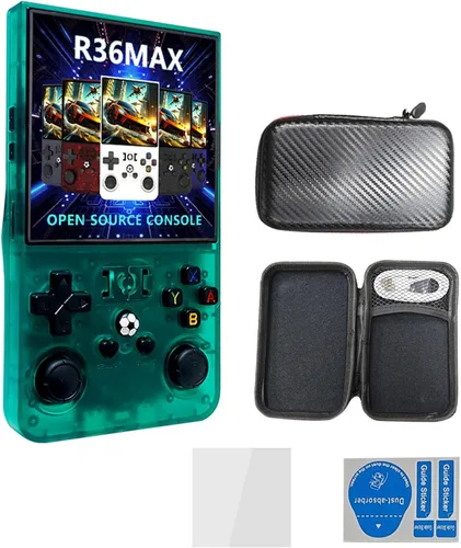 Vista 3 de R36MAX 4 pulgadas pantalla reproductor de juegos portátil 64 GB consola de vídeo 4000 mAh batería recargable consola reproductor de vídeo