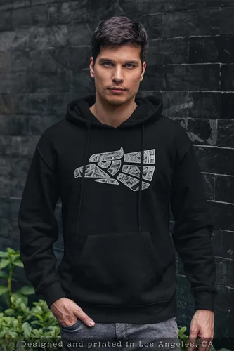 Vista 3 de ShirtBANC Sudadera con capucha de águila mexicana, calendario azteca, diseño cultural simbólico