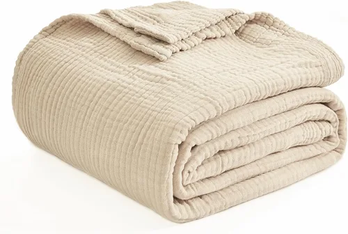 Vista 19 de EMME Mantas de muselina para bebé, 100% algodón, arrullo de gasa de 4 capas de 40 x 50 pulgadas, ligeras, suaves, transpirables, para niños