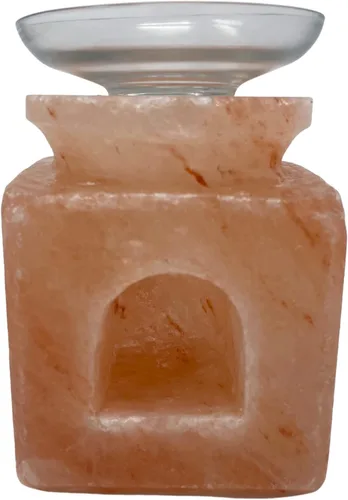 Vista 2 de Difusor de aroma de sal del Himalaya, para aceites esenciales, aromaterapia, purificación de aire, decoración del hogar, ideas de regalo únicas