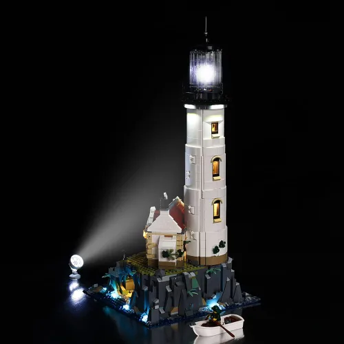 Vista 5 de Kyglaring Kit de luces LED compatible con Lego 21335, accesorios de iluminación para ideas del hogar, faros motorizados, solo luces