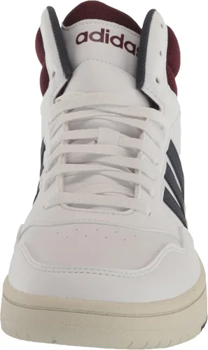 Vista 2 de adidas Hoops 3.0 Mid - Tenis de baloncesto para hombre, color blancoazul marino sombrarojo sombra, talla 11, BlancoAzul marino sombrarojo sombra