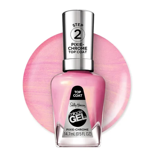 Vista 19 de Sally Hansen Miracle Gel™, capa superior brillante, de larga duración, fórmula tipo gel, sin necesidad de lámpara UV, esmalte de uñas transparente