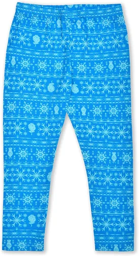 Vista 4 de Disney Frozen Girls - Conjunto de 2 piezas con capucha y leggings - AzulGris