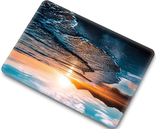 Vista 7 de Funda rígida para MacBook Air de 13 pulgadas 2017 2016 2015 2014 2013 2012 2011 2010 versión A1466/A1369, cubierta rígida de plástico, cubierta