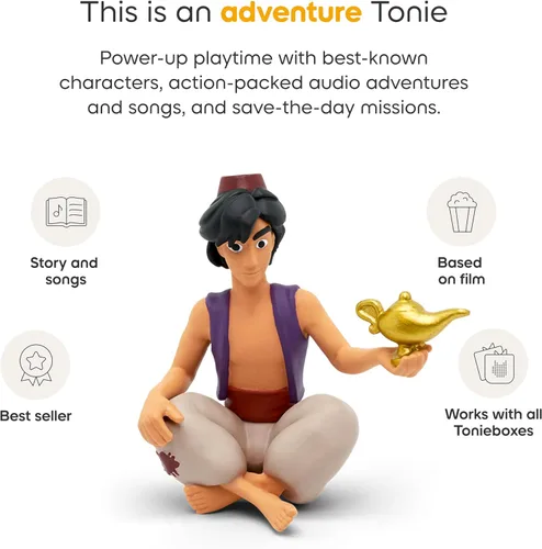 Vista 4 de Figura de audio Tonies Aladdin de Disney