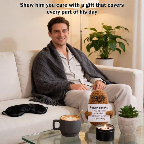 Vista 3 de Cestas de regalo para hombres y mujeres, regalos de recuperación después de la cirugía, paquete de cuidado personal para hombres, Thinking of You