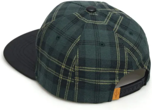 Vista 2 de UNDERCONTROL Gorra de camionero ajustable de ala plana Strapback para Unisex Sombrero Diamond Pack Negro Amarillo Combi