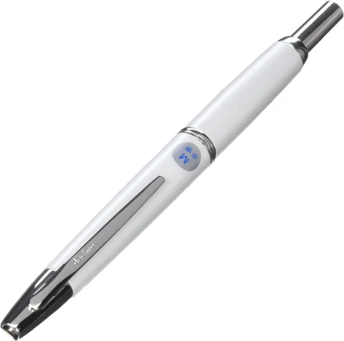 Vista 5 de Pilot Pluma estilográfica Decimo sin tapa, cuerpo negro, punta M (FCT-15SR-B-M)