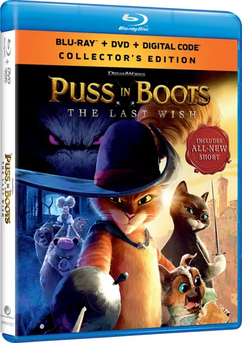 Vista 2 de Puss in Boots: The Last Wish - Collector's Edition Blu-ray + DVD + Digital