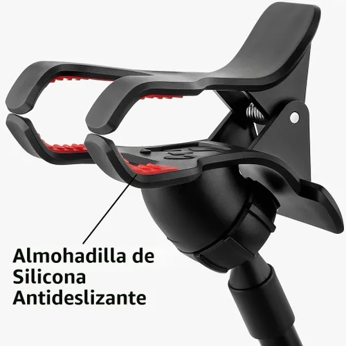 Vista 6 de AGOZ Soporte para teléfono celular, soporte de cuello de cisne, clip de abrazadera flexible para escritorio de oficina, cama, iPhone 17 Pro Max