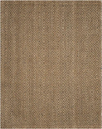Vista 7 de Safavieh NF181A tapete de yute natural tejido a mano, de la colección de fibra natural (5 x 8 pies), Yute, Natural / Natural