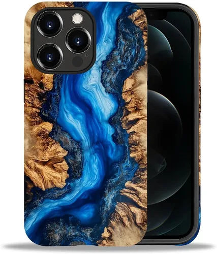 Vista 64 de DAIZAG Funda compatible con iPhone 11, hermoso color arena, patrón completo, carcasa rígida híbrida de plástico TPU + funda de protección