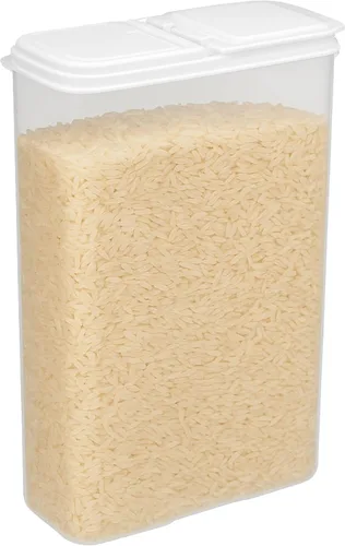Vista 7 de Buddeez Contenedor de cereales multiusos – Contenedor de almacenamiento de cereales de 4 cuartos de galón, recipiente grande para cereales