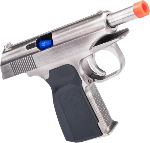 Vista 5 de Evike Airsoft - WE-Tech Ruso PMM Airsoft Gas Blowback GBB Pistola Airsoft (Color: Plata)