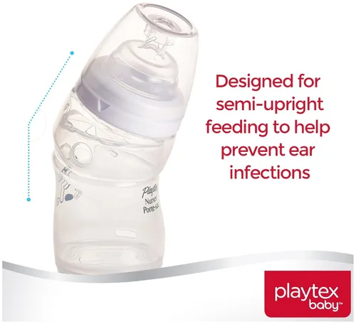 Vista 4 de Playtex Biberones Premium Libres de BPA con Tetina Desmontable, 3
