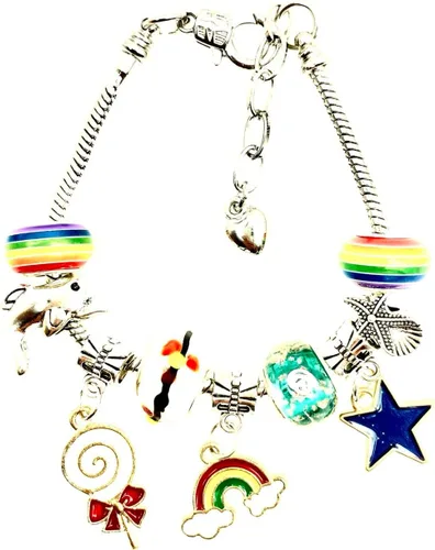 Vista 2 de Lmlliang Pulsera ajustable con dije de elemento, para mujeres y niñas, regalo de cumpleaños, decoración de muñeca