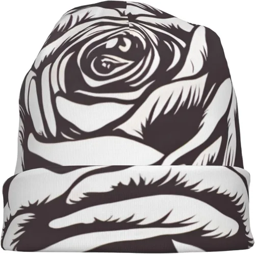 Vista 9 de Many Lovely Roses Warm and Breathable Men's and Women's Universal Versatile Brimless Hat, for Daily Home and Outdoor Activities Clothing Accessories
