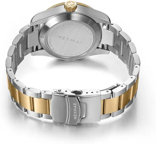 Vista 4 de NEYMAR Reloj automático para hombre de 1.634 in, reloj de buceo de 984.3 ft, reloj de acero inoxidable de 656.2 ft