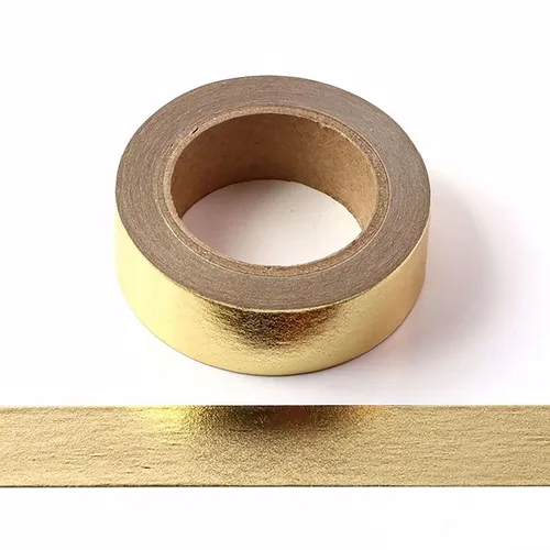 Vista 8 de Cinta Washi de papel de aluminio sólido, cinta adhesiva decorativa autoadhesiva, cinta de arte gráfico, envoltura de cinta gráfica Washi DIY