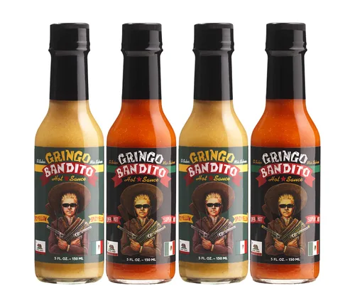 Vista 15 de Gringo Bandito Salsa picante, 5 onzas (Paquete de 4)