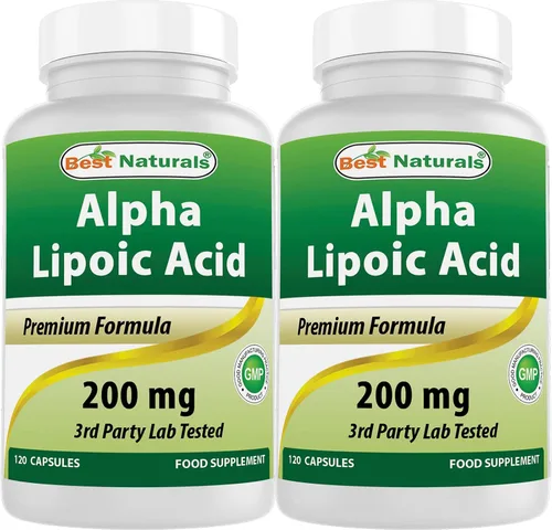 Vista 8 de Best Naturals Ácido Alfa Lipoico 200 Mg 120 Cápsulas