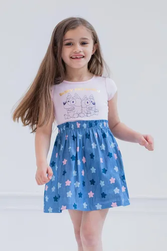 Vista 2 de Bluey Vestido de bingo para niñas pequeñas a niños pequeños
