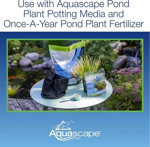 Vista 5 de Aquascape – Maceta para planta acuática con tela, 2 unidades, Negro