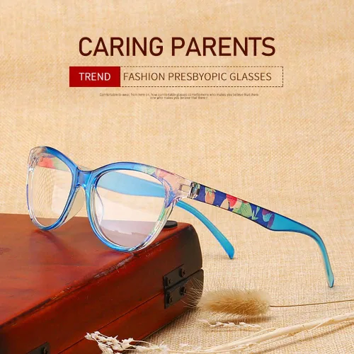 Vista 4 de Gafas de lectura (3 unidades), diseño vintage, diseño floral, lentes de lectura para mujeres y hombres, unisex