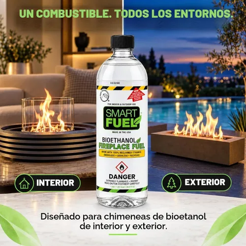 Vista 6 de SmartFuel - Combustible de bioetanol, alcohol desnaturalizado para fogatas