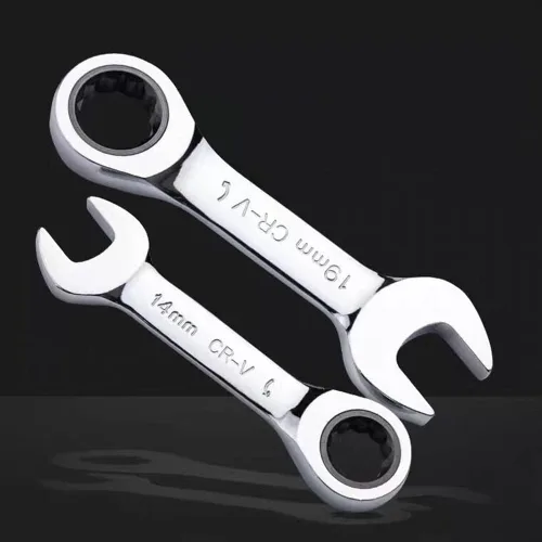 Vista 3 de FLZOSPER - Llave de caja de extremo cuadrado de 6 mm métrica, llave de trinquete de combinación de 72 dientes