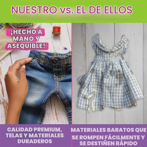 Vista 5 de Conjunto de 4 piezas de muñeca de pijama de corazón rojo y rosa con oso de peluche, ropa y accesorios de muñeca de 18 pulgadas compatibles