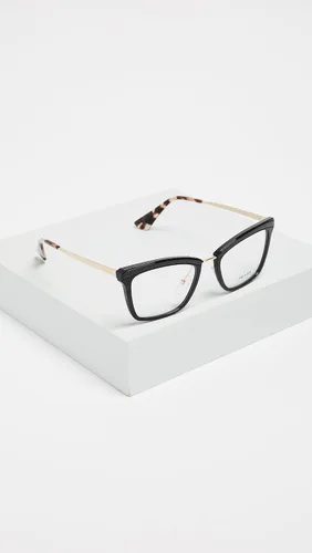 Vista 5 de Prada Gafas cuadradas para mujer, color negrotransparente, talla única